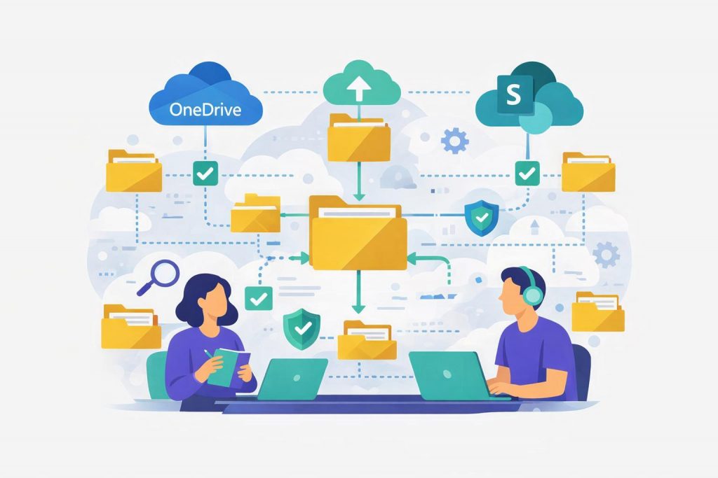 WeChange.AI image showing people files and folders for digital literacy section of the website