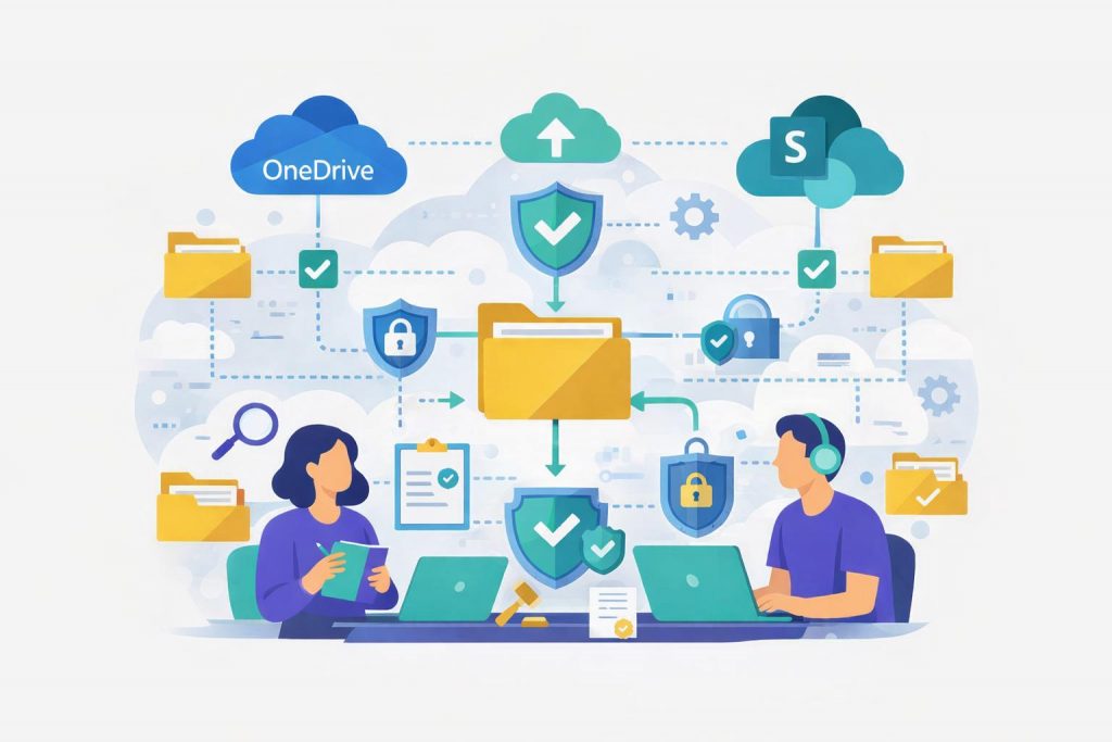 WeChange.AI digital literacy image showing people and technology related symbols mainly security related